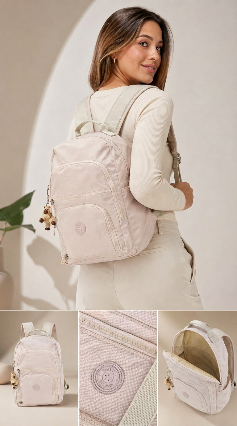 Morral Casual Beige Crema