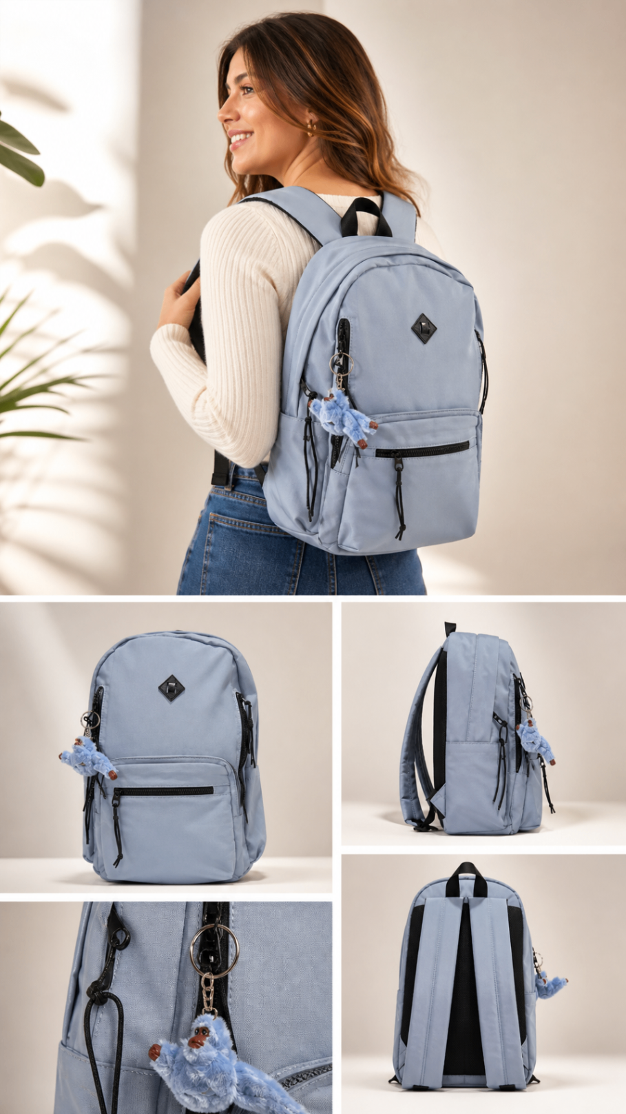 Morral Casual Azul Cielo Premium