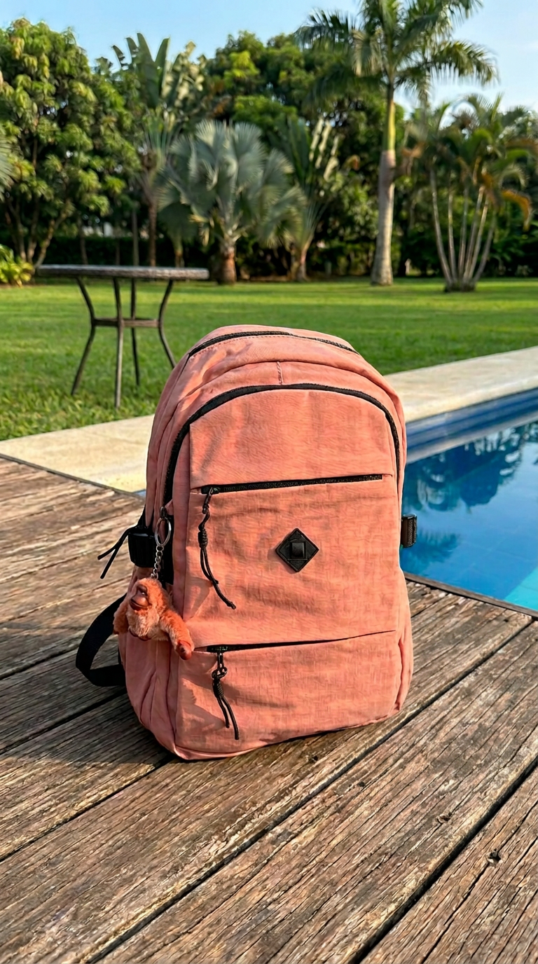Morral Casual Universitario Salmón