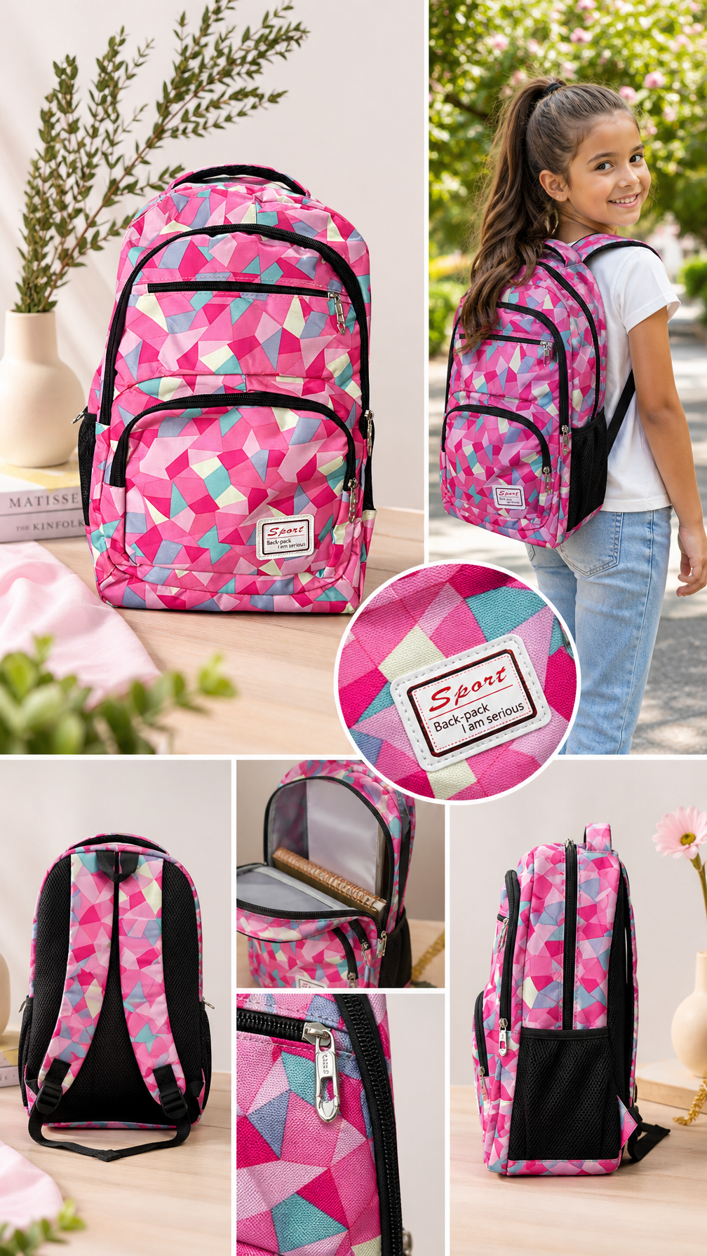 Morral Sport Pink Detail