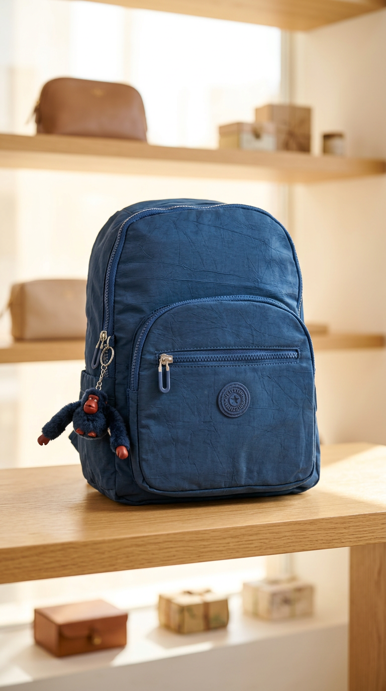 Morral Casual Universitario Azul Marino