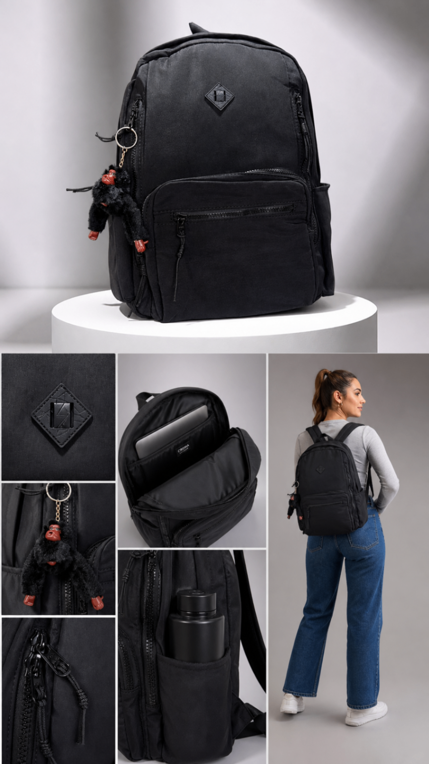 Morral Casual Negro Premium