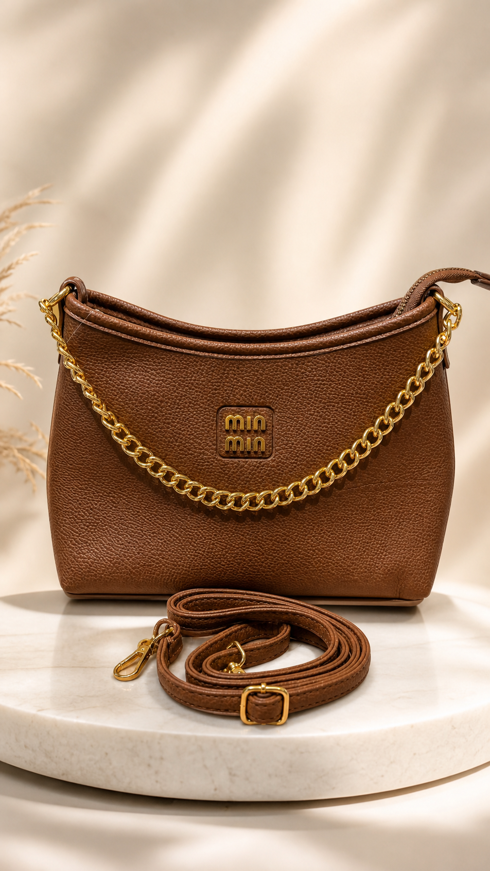 Bolso MinMin Camel