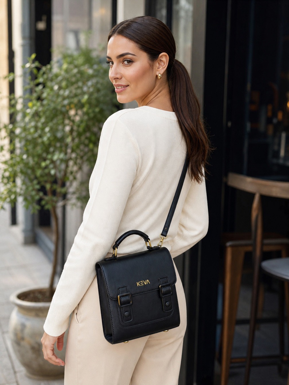 Mini Morral Negro KEVA
