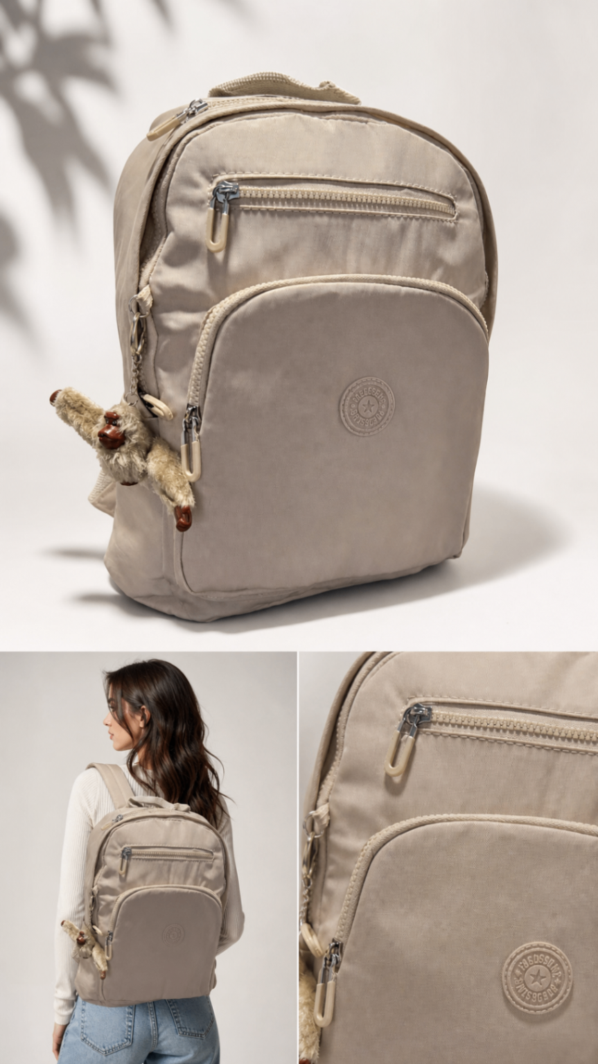Morral Casual Beige Perezoso