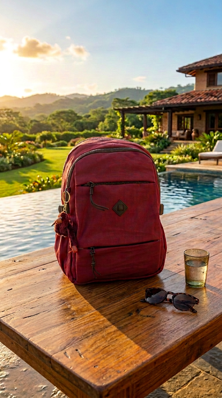 Morral Casual Universitario Vinotinto Atardecer