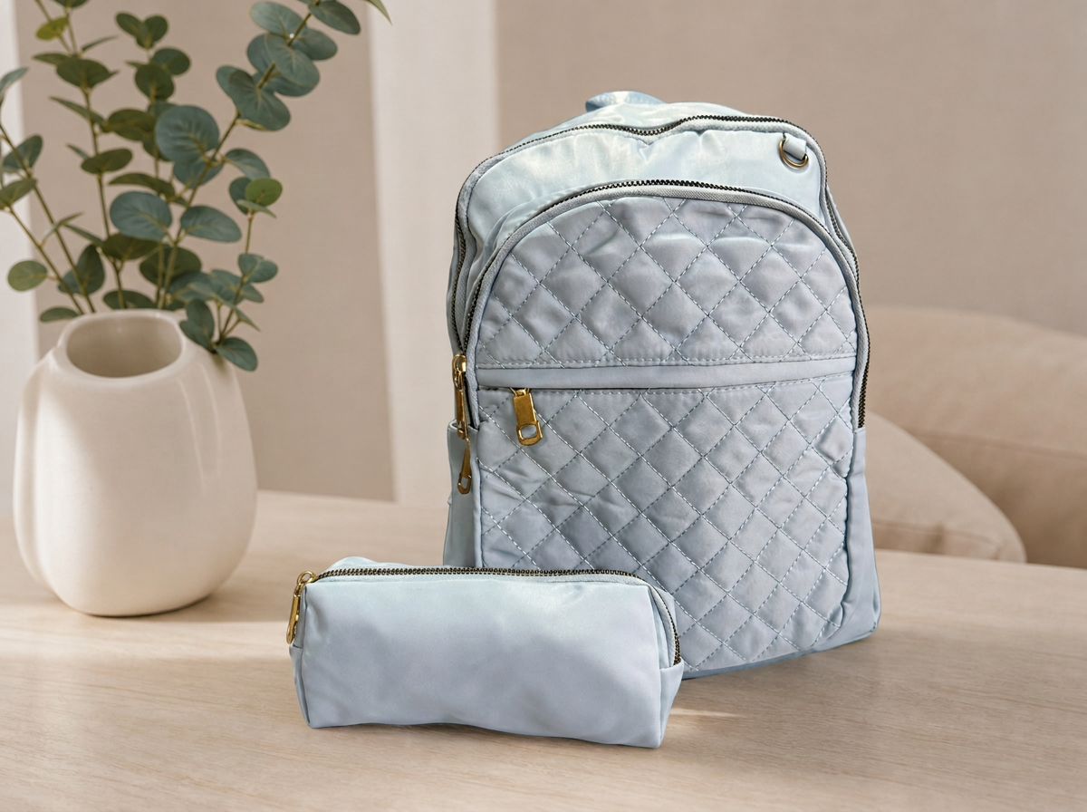 Morral Quilted Celeste
